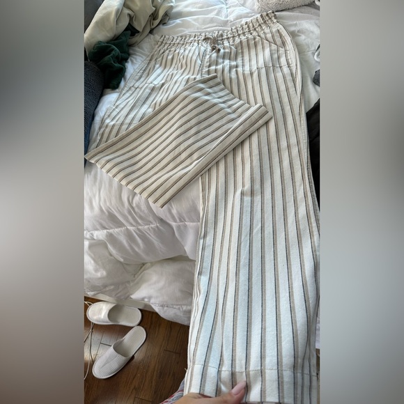 Striped linen pants - Picture 3 of 4